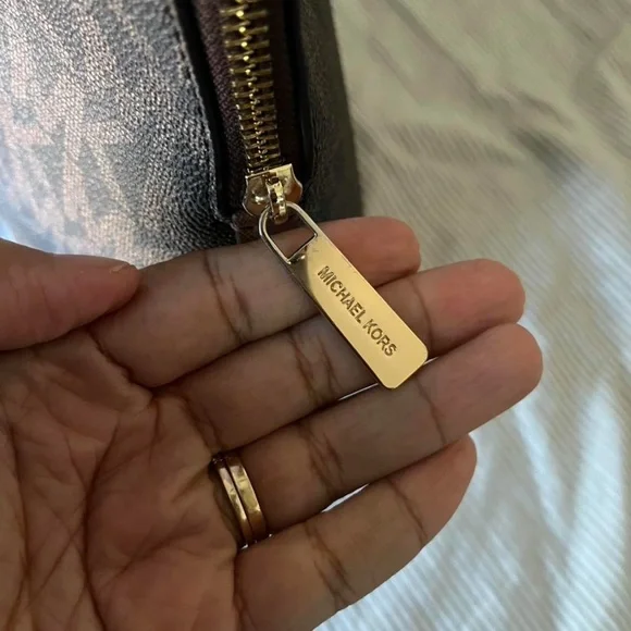 Michael Kors Signature Brown Backpack - Picture 6 of 9